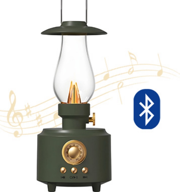 Picture 1 of Vintage Vibes Bluetooth Speaker and Lantern