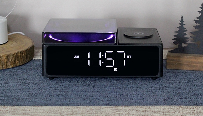 Picture 4 of Multifunction Turntable-Style Speaker and Wireless Charger