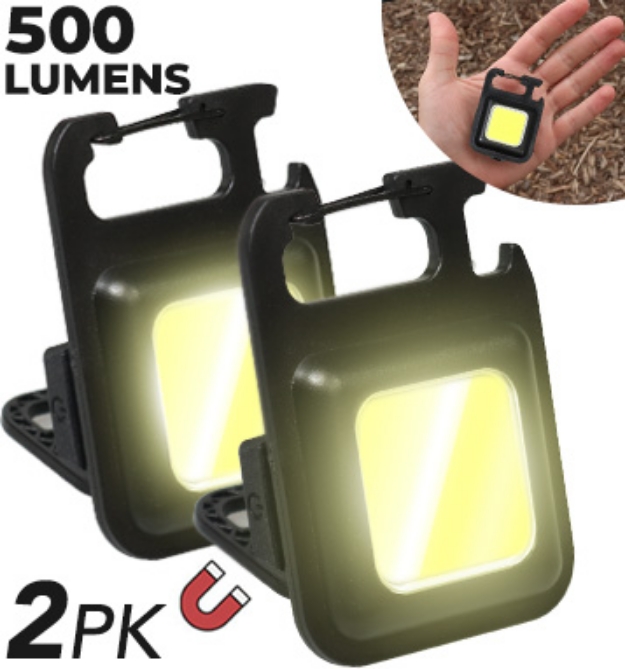 Picture 1 of 2-Pack of Rechargeable Do It All Light - 500 Lumens of Brightness
