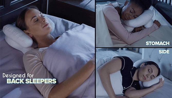 Picture 3 of DENTED/Dinged:Angel Cradle Pillow Premium Sleep Night After Night - (Dented Packaging)