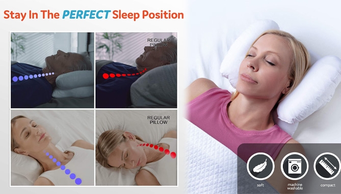 Picture 4 of DENTED/Dinged:Angel Cradle Pillow Premium Sleep Night After Night - (Dented Packaging)