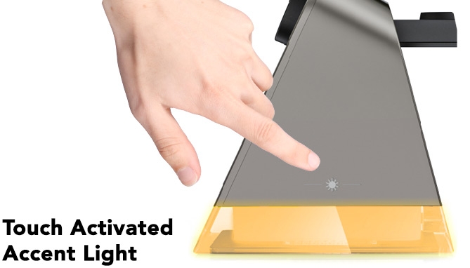 Picture 3 of 4-In-1  Magnetic 25W Wireless Charger And Night Light  - (Dented Packaging)