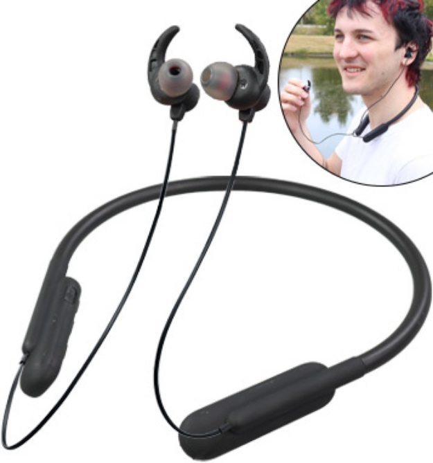 Picture 1 of Flex Neckband Wireless Earphones - (Dented Packaging) 