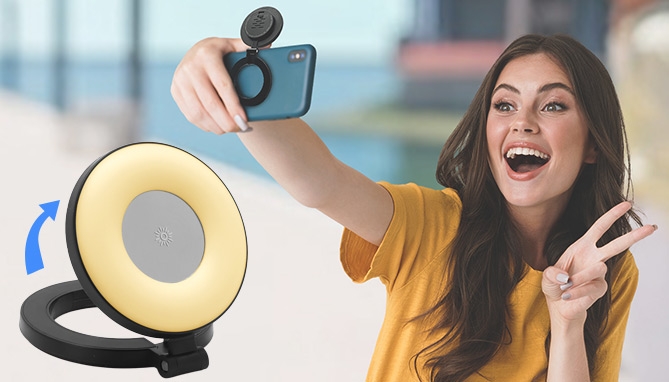 Picture 4 of Magsafe Selfie Light and Phone Stand