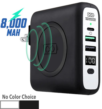 8,000 mAh Wireless Travel Portable Charger