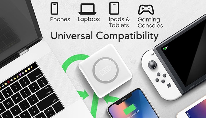 Picture 4 of 8,000 mAh Wireless Travel Portable Charger