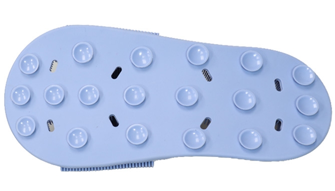 Picture 3 of Silicone Foot Scrubber Slipper for the Shower            