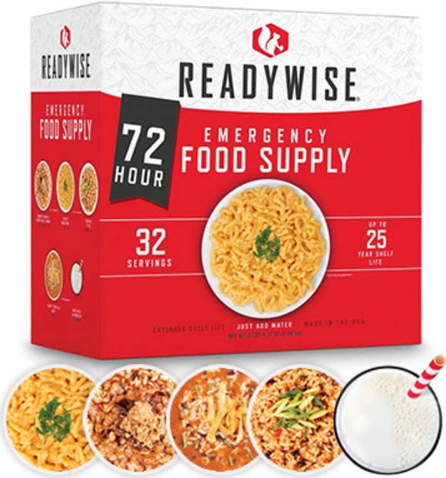 Picture 1 of Emergency 72hr Food Supply Kit: Variety Box with 32 Servings