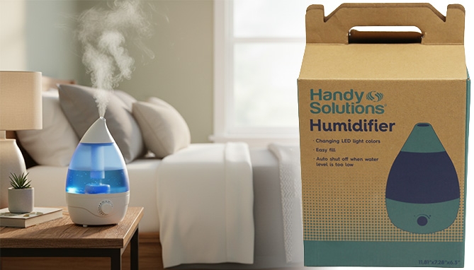 Color-Changing LED Tabletop Humidifier - PulseTV