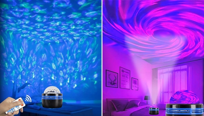 Picture 3 of 4-in-1 Northern Lights and Ocean Wave Projector