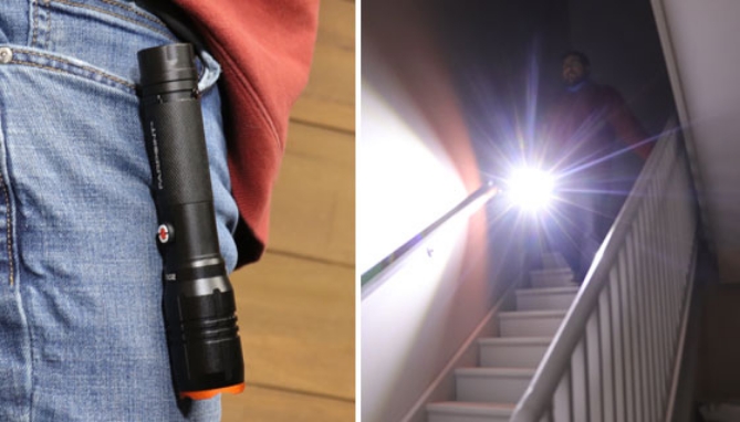 Picture 5 of DENTED/Dinged: Platinum Series 2000 Lumen Rechargeable Flashlight by Farpoint 