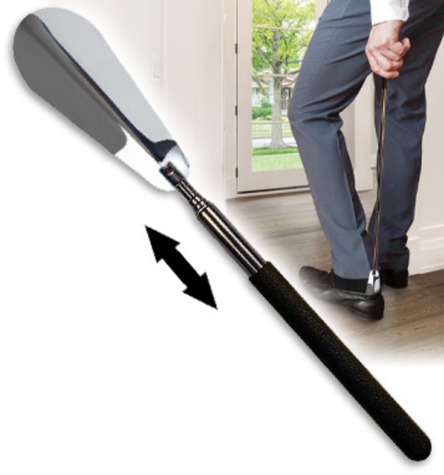 Picture 1 of DENTED/Dinged: Telescopic Shoe Horn: Extends Up To 24" - copy