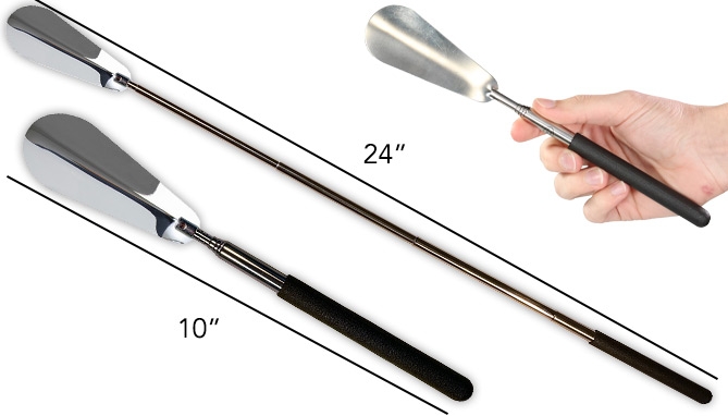 Picture 2 of DENTED/Dinged: Telescopic Shoe Horn: Extends Up To 24" - copy