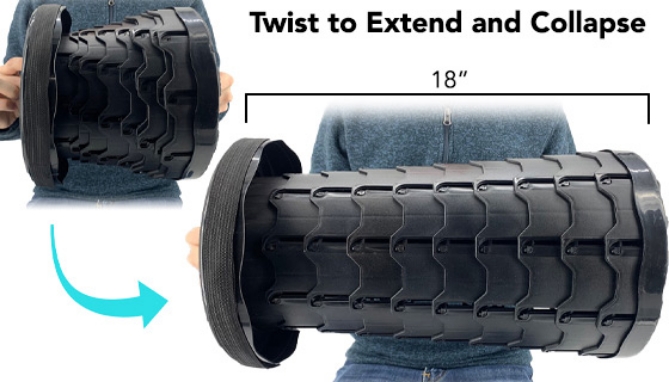 Picture 2 of DD-Heavy-Duty Collapsible Portable Stool: 220lb Capacity(Dented Packaging) 