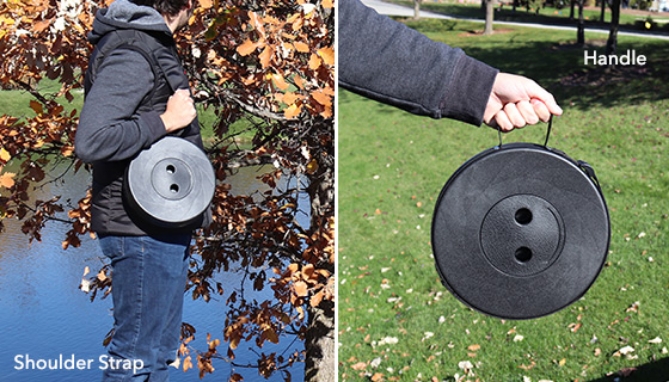 Picture 4 of DD-Heavy-Duty Collapsible Portable Stool: 220lb Capacity(Dented Packaging) 