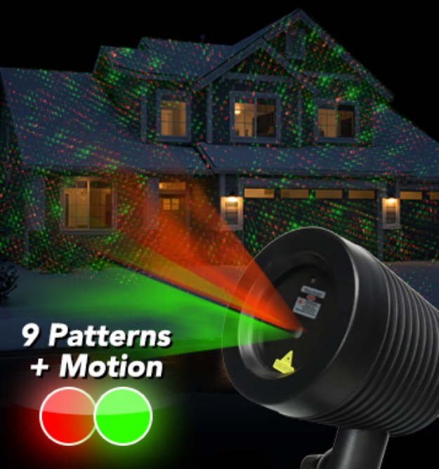 Picture 1 of DENTED/Dinged: Sparkle Motion Multi-Pattern Holiday Laser Light System
