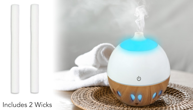 Picture 2 of DENTED/Dinged: Mini LED Humidifier and Diffuser 