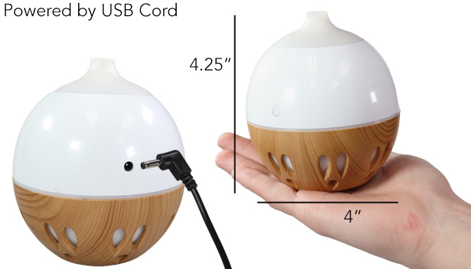 Picture 3 of DENTED/Dinged: Mini LED Humidifier and Diffuser 