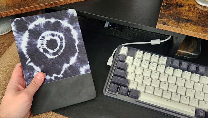 Picture 2 of Black Tie-Dye Journal: 80 Lined Pages
