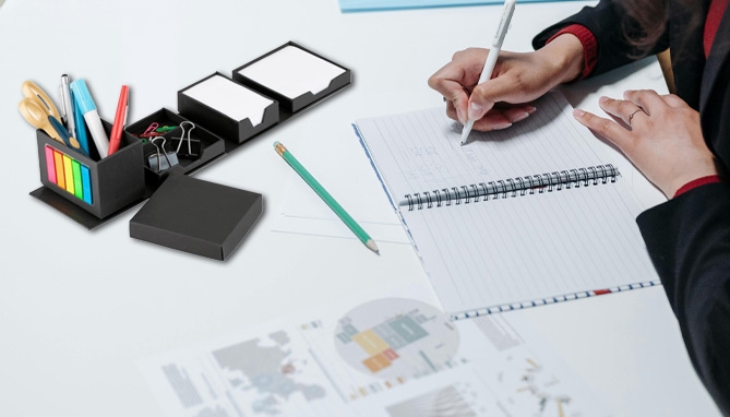 Picture 2 of DD-Fold Up Desk Organizer Cube (Dented Packaging) 