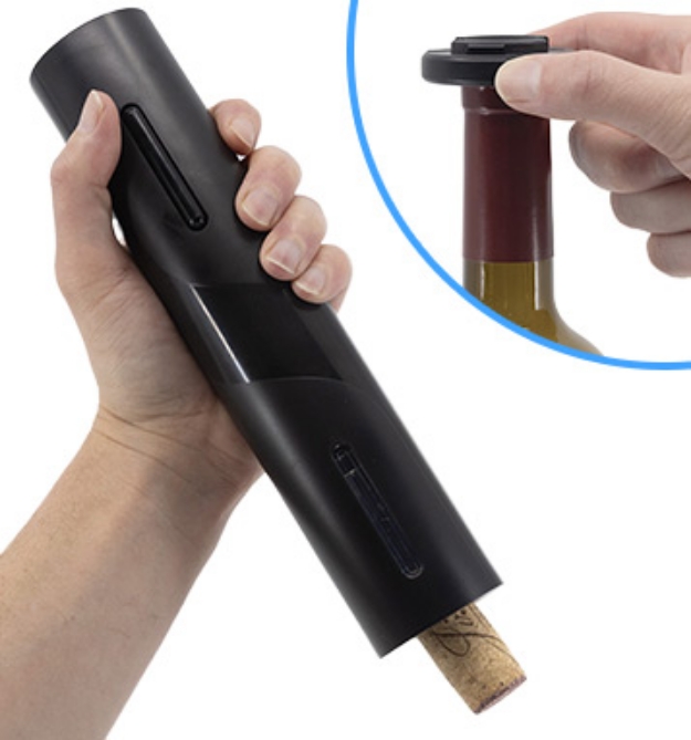 Picture 1 of DD-Compact Electric Wine Opener and Foil Cutter (Dented Packaging) 