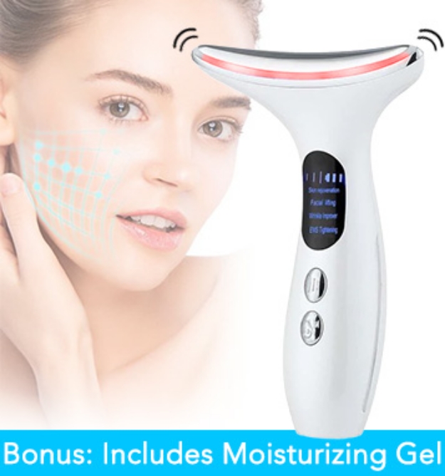 Picture 1 of 4-in-1 Face and Neck Massaging Sculpting Tool