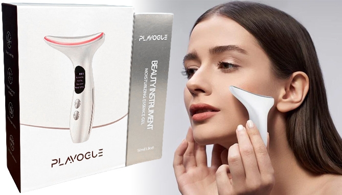 Picture 3 of 4-in-1 Face and Neck Massaging Sculpting Tool