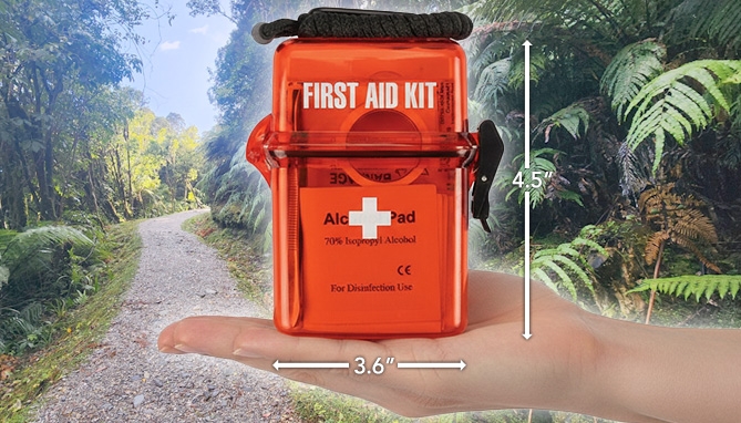 Picture 4 of Compact Essential First Aid Kit: 61pc with Waterproof Case