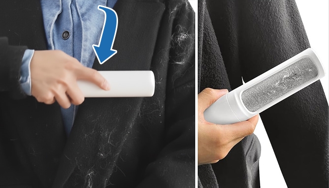 Picture 5 of 2-in-1 Lint and Hair Removing Brush