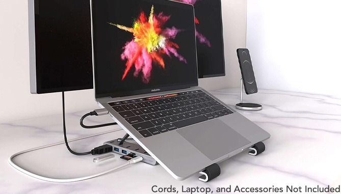 HyperDrive 7-in-1 Aluminum Laptop Stand and USB Hub - PulseTV
