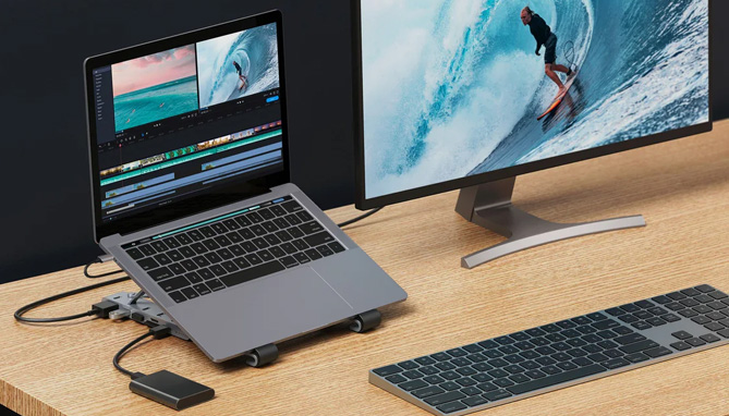 HyperDrive 7-in-1 Aluminum Laptop Stand and USB Hub - PulseTV