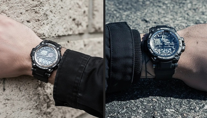 Picture 4 of Mens Digital Sports Watch