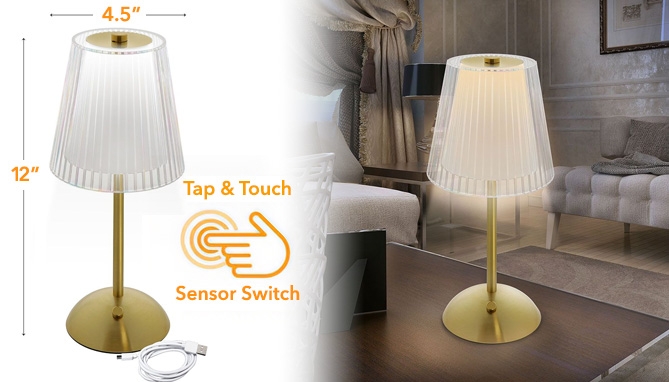 Picture 3 of Celeste Cordless Touch Table Lamp