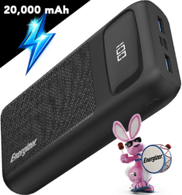 Picture 1 of Fast Charging 20,000mAh Power Bank By Energizer