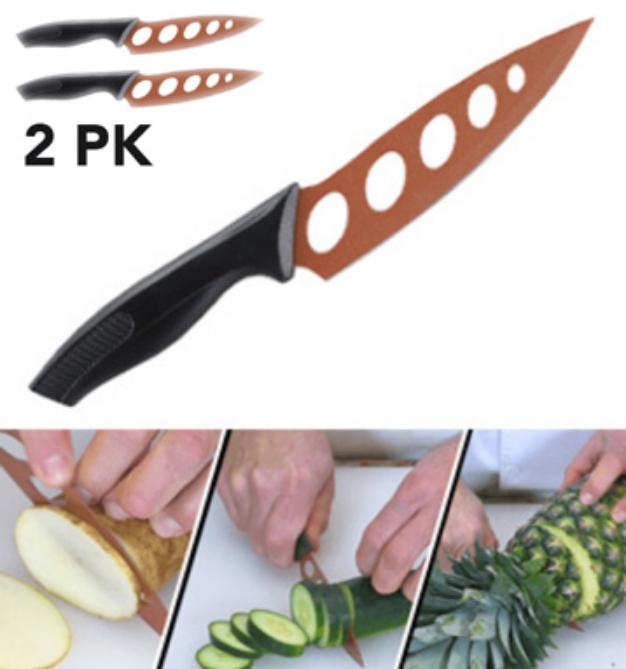 Picture 1 of Non-Stick Copper Knife: 2PK
