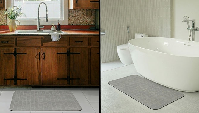 Picture 3 of Super Absorbent Non-Slip Mat With Ultra-Thin Design