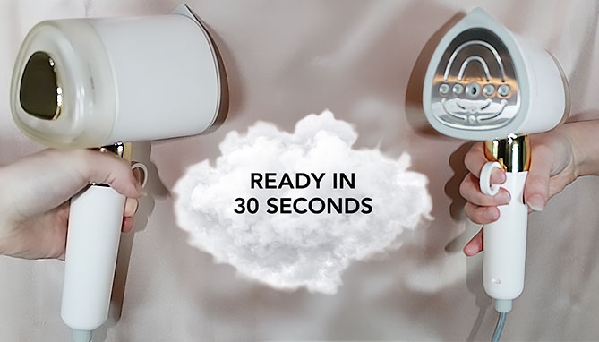 Picture 2 of Handheld Steamer and Travel Iron for Clothes