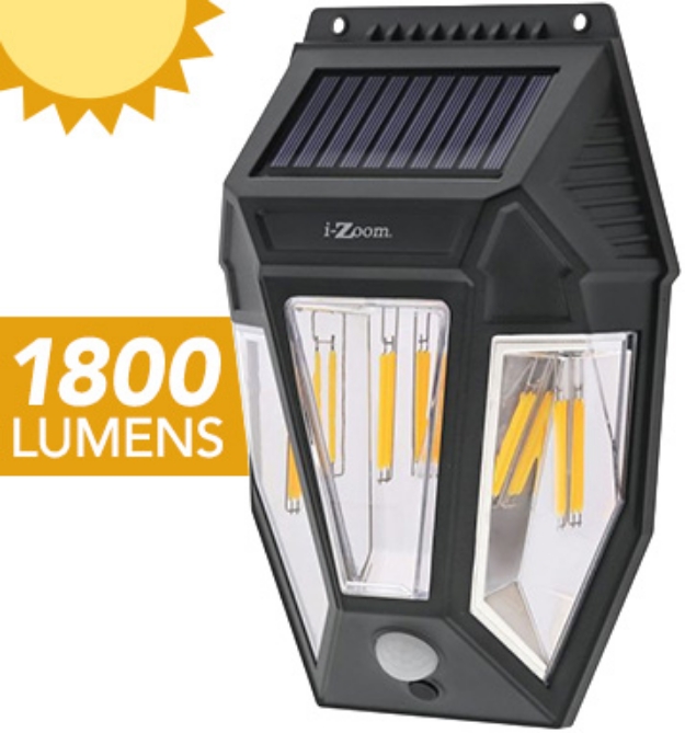 Picture 1 of 1800 Lumen Bright Shield Solar Light: Motion and Light Sensored