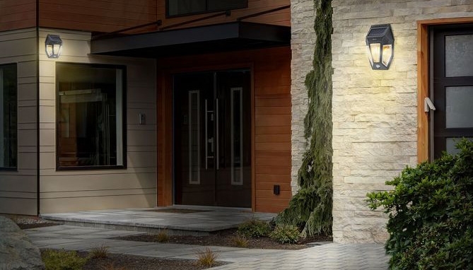 Picture 3 of 1800 Lumen Bright Shield Solar Light: Motion and Light Sensored