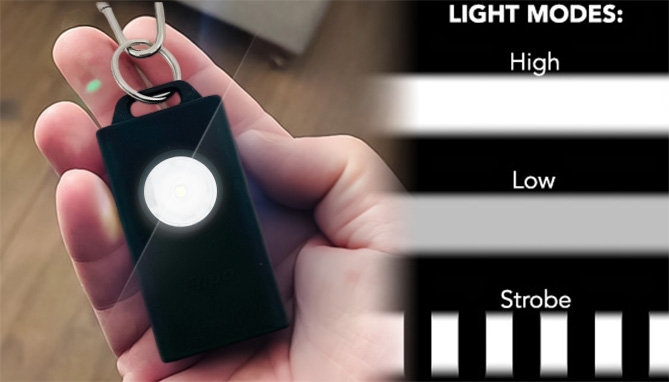 Picture 2 of 110 dB Personal Safety Alarm Keychain for Self-Defense