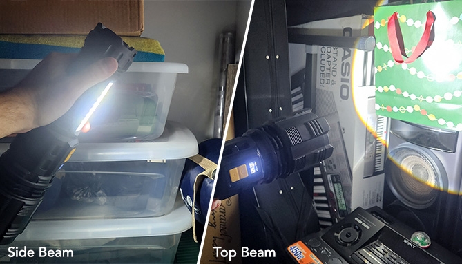 Picture 6 of Rechargeable Jumbo Multi Beam Flashlight and Power Bank
