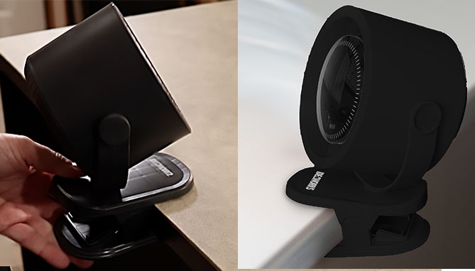 Picture 4 of Digital Fan with Backlight: Cordless & USB Rechargeable