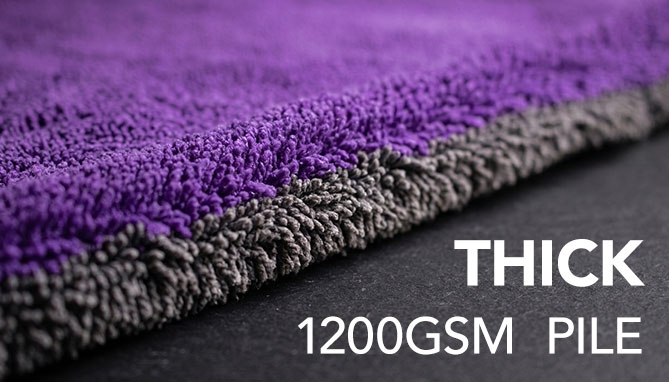 Picture 3 of 1200 GSM Microfiber Drying Towel - Absorbs 1 Gallon of Water