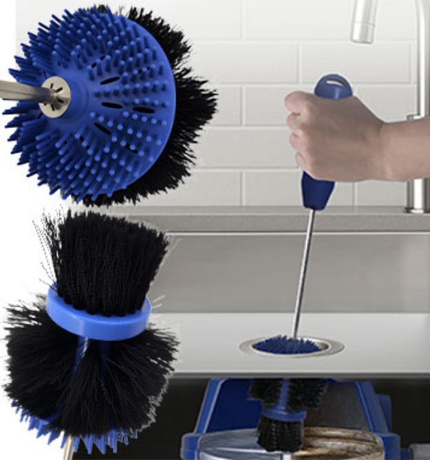 Picture 1 of Grime Grab’r Garbage Disposal Cleaning Brush