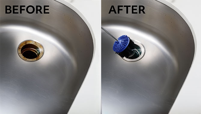 Picture 2 of Grime Grab’r Garbage Disposal Cleaning Brush