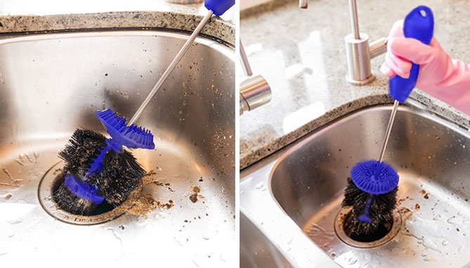 Picture 3 of Grime Grab’r Garbage Disposal Cleaning Brush