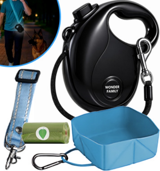 Picture 1 of Retractable Dog Leash Mobile Kit for Med-Large Dogs