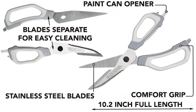 Picture 2 of Multi-Purpose Crafting Shears With Stainless Steel Blades