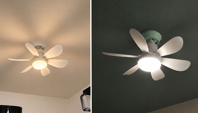 Picture 5 of Cool-N-Light Socket Ceiling Fan & Light: 1000 Lumens