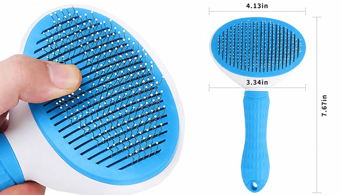 Picture 2 of Self-Cleaning Pet Brush